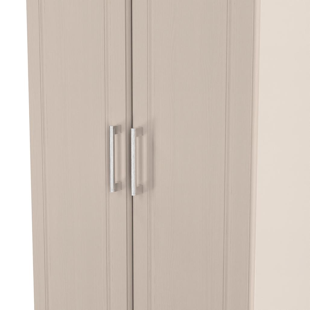 Kent 2 Door Double Wardrobe, 3 Drawer Bedside & 3 Drawer Deep Chest of Drawers