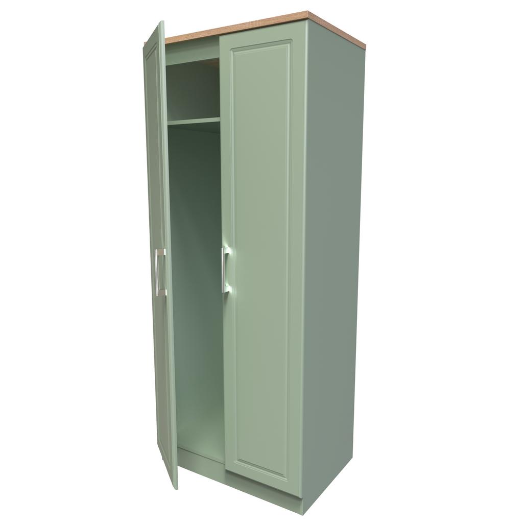 Kent 2 Door Double Wardrobe, 3 Drawer Bedside & 3 Drawer Deep Chest of Drawers