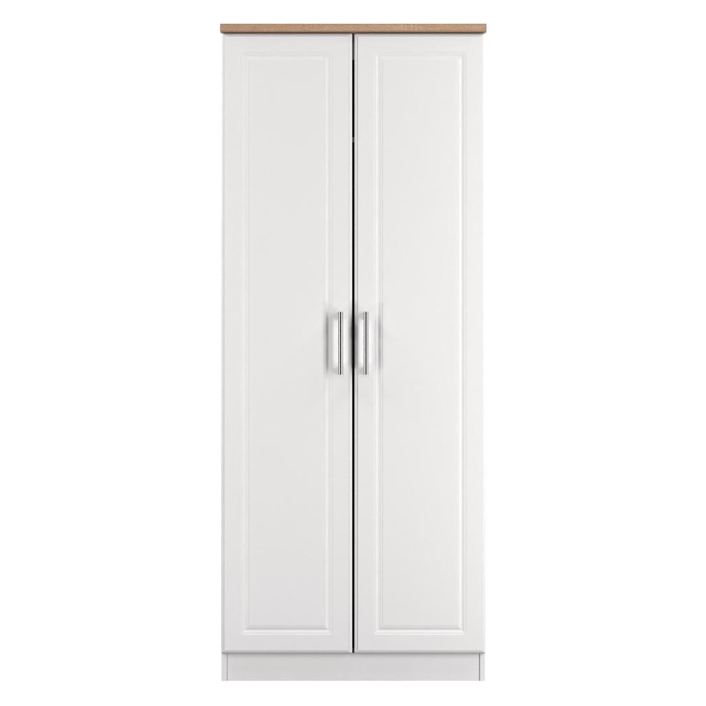 Kent 2 Door Double Wardrobe, 3 Drawer Bedside & 3 Drawer Deep Chest of Drawers