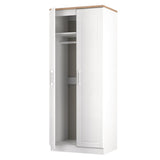 Kent 2 Door Double Wardrobe, 3 Drawer Bedside & 3 Drawer Deep Chest of Drawers