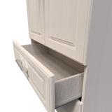 Kent 2 Drawer 2 Door Double Wardrobe with Oak Top