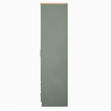 Kent 2 Drawer 2 Door Mirrored Double Wardrobe, 3 Drawer Bedside & 3 Drawer Deep Chest of Drawers
