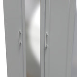 Kent Mirrored 3 Door Triple Wardrobe