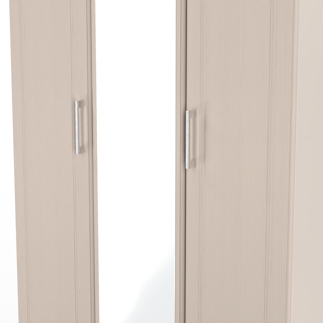 Kent Mirrored 3 Door Triple Wardrobe