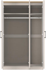 Kent Mirrored 3 Door Triple Wardrobe