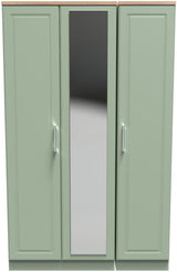 Kent Mirrored 3 Door Triple Wardrobe