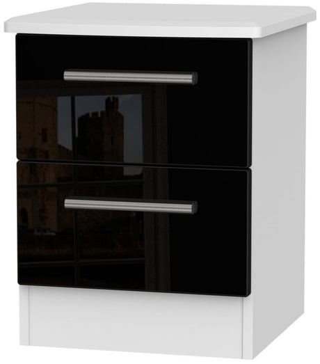 Knightsbridge 2 Drawer Bedside Table