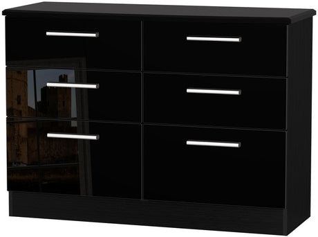 Knightsbridge 6 Drawer Midi Chest