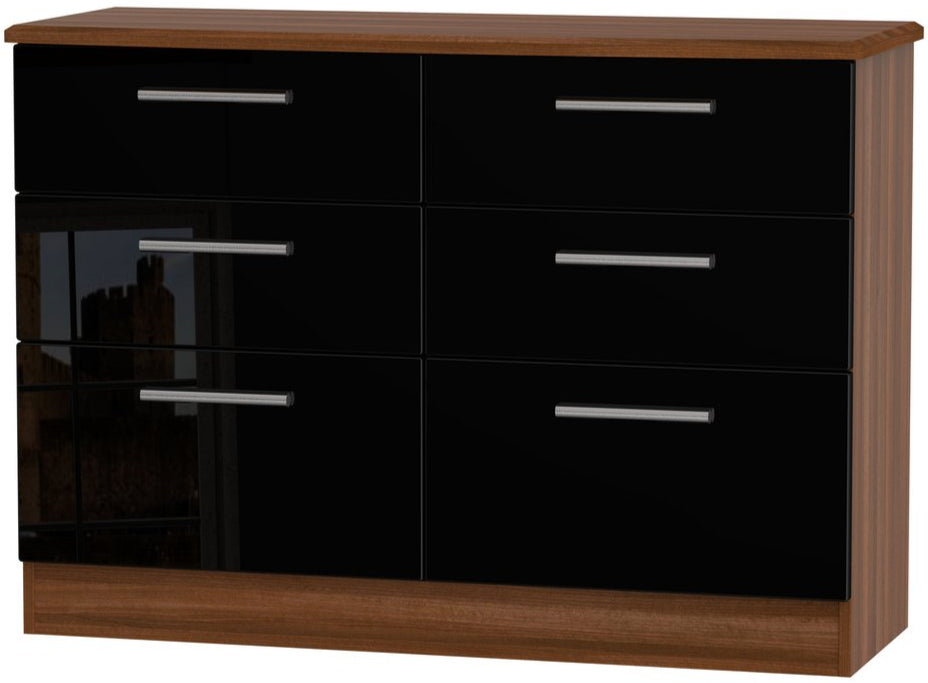 Knightsbridge 6 Drawer Midi Chest