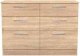 Knightsbridge 6 Drawer Midi Chest