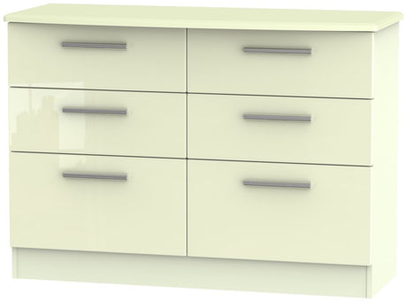 Knightsbridge 6 Drawer Midi Chest