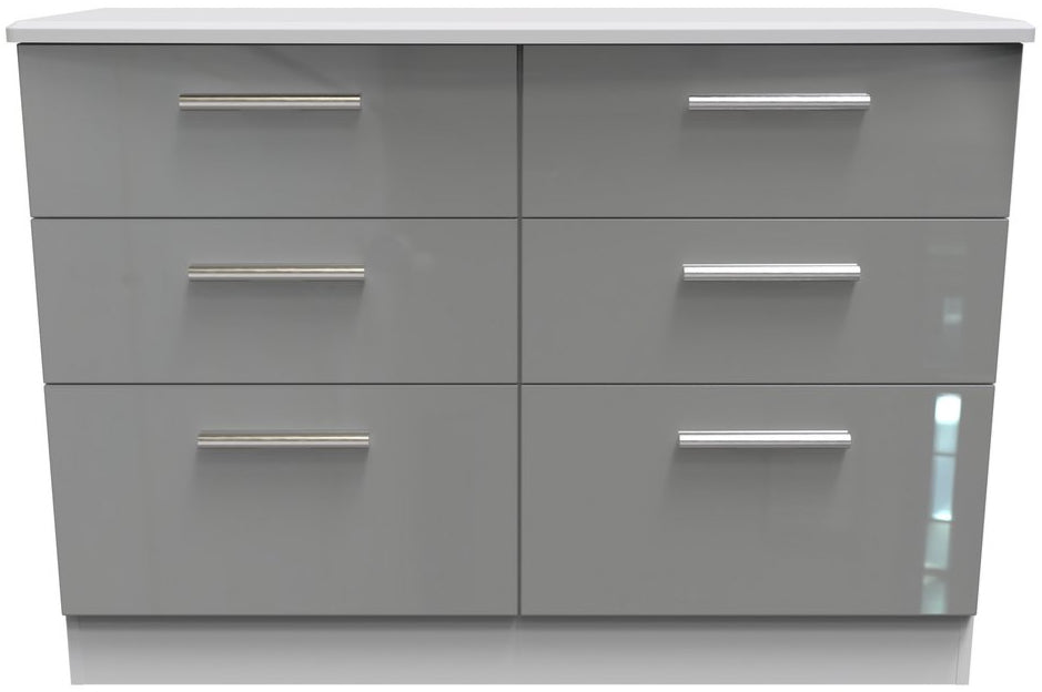 Knightsbridge 6 Drawer Midi Chest