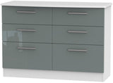 Knightsbridge 6 Drawer Midi Chest