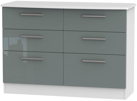 Knightsbridge 6 Drawer Midi Chest