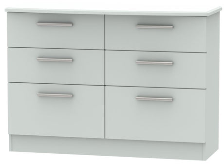 Knightsbridge 6 Drawer Midi Chest