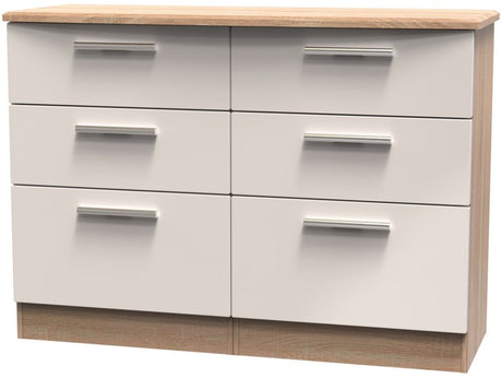 Knightsbridge 6 Drawer Midi Chest