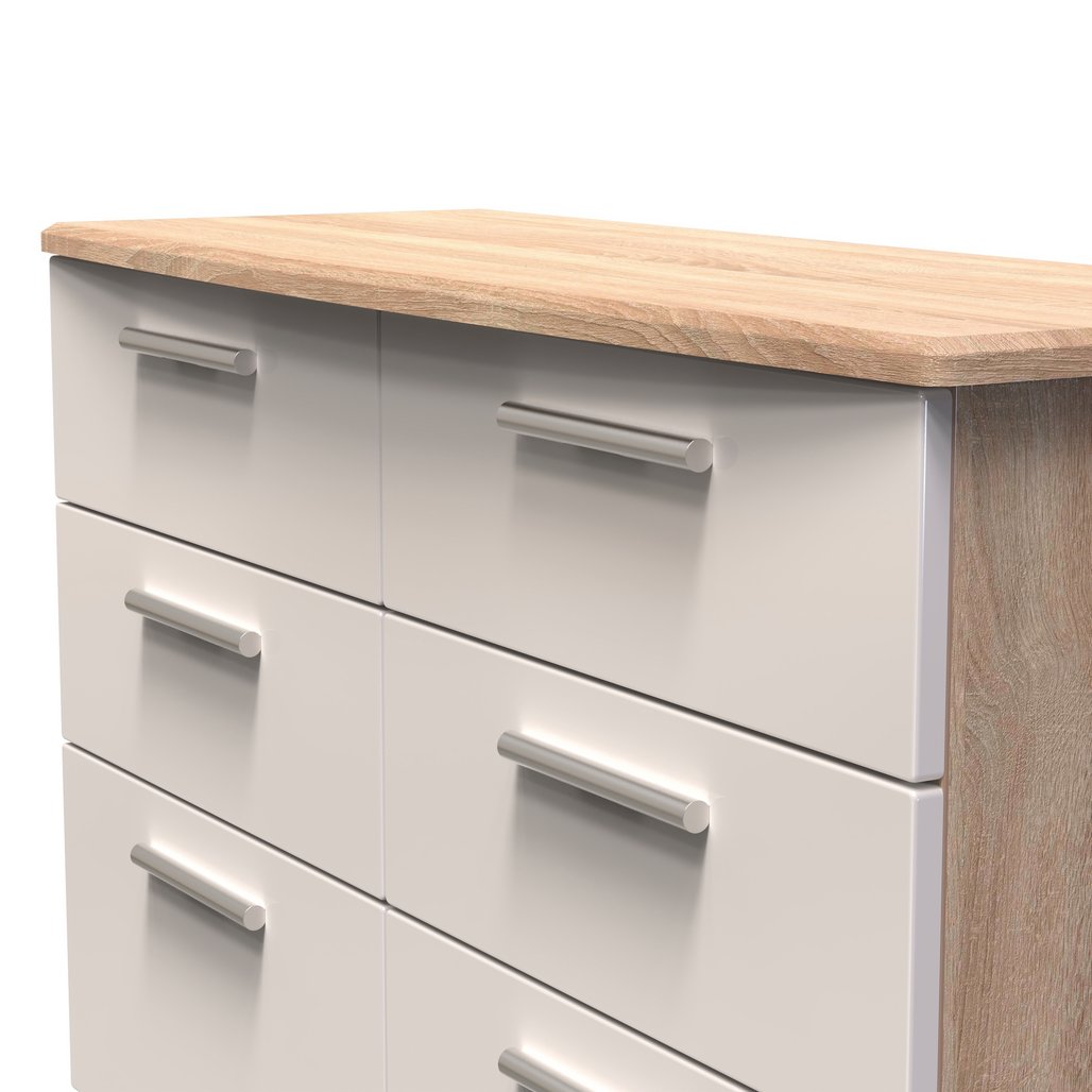 Knightsbridge 6 Drawer Midi Chest