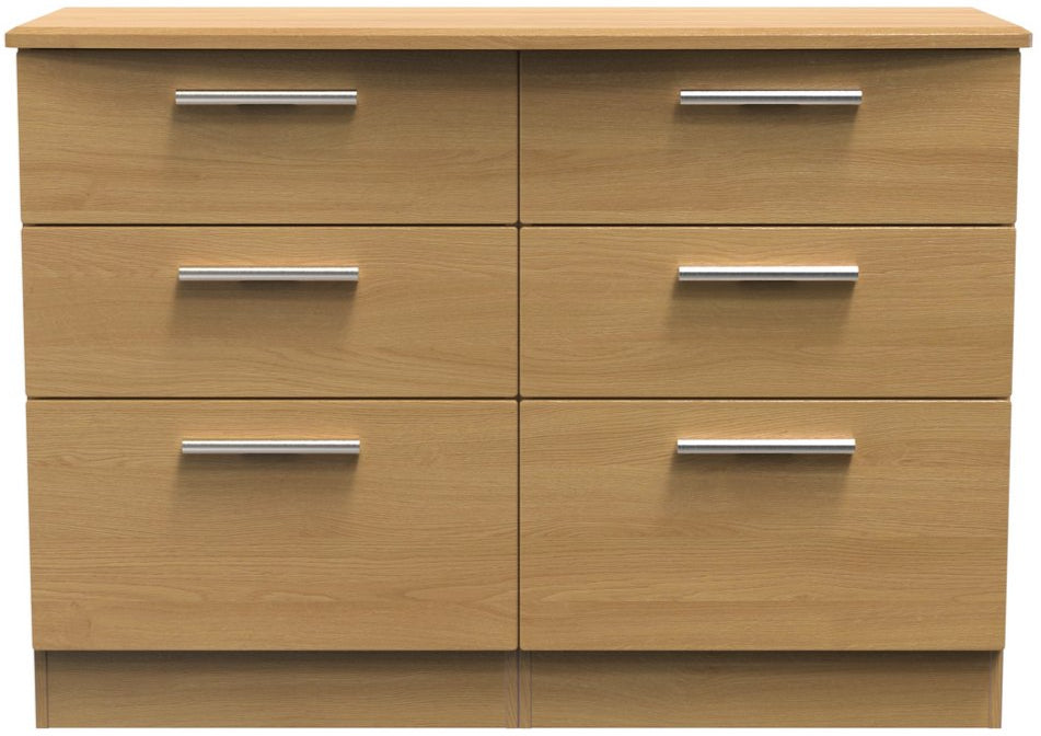 Knightsbridge 6 Drawer Midi Chest