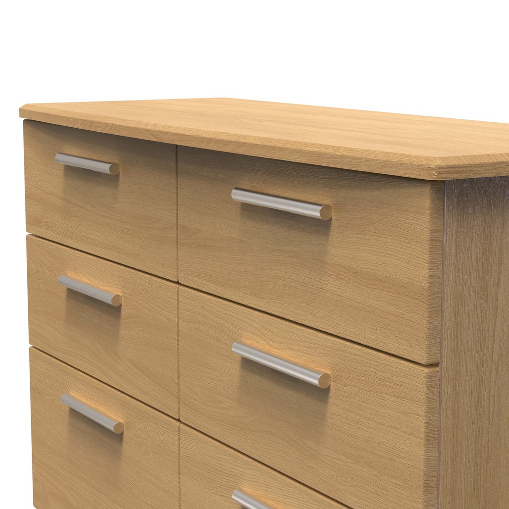 Knightsbridge 6 Drawer Midi Chest