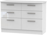 Knightsbridge 6 Drawer Midi Chest
