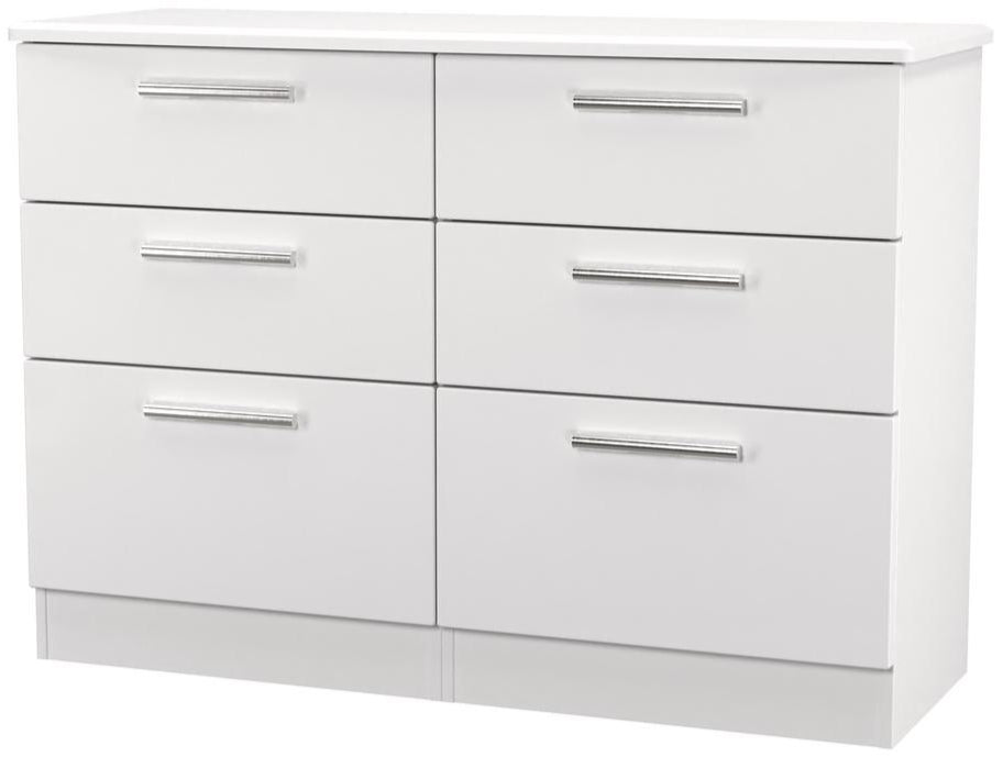 Knightsbridge 6 Drawer Midi Chest