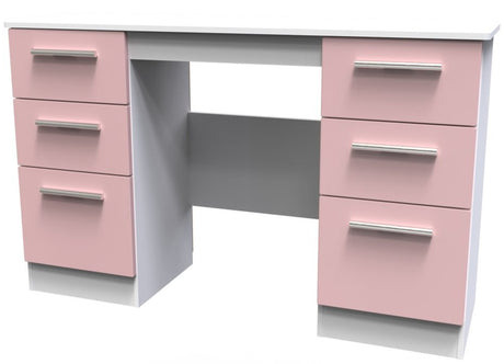 Knightsbridge 6 Drawer Double Pedestal Desk