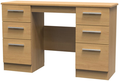 Knightsbridge 6 Drawer Double Pedestal Desk