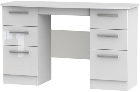 Knightsbridge 6 Drawer Double Pedestal Desk