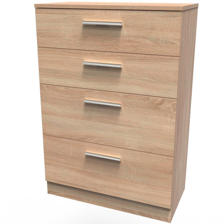 Knightsbridge Deep 4 Drawer Chest