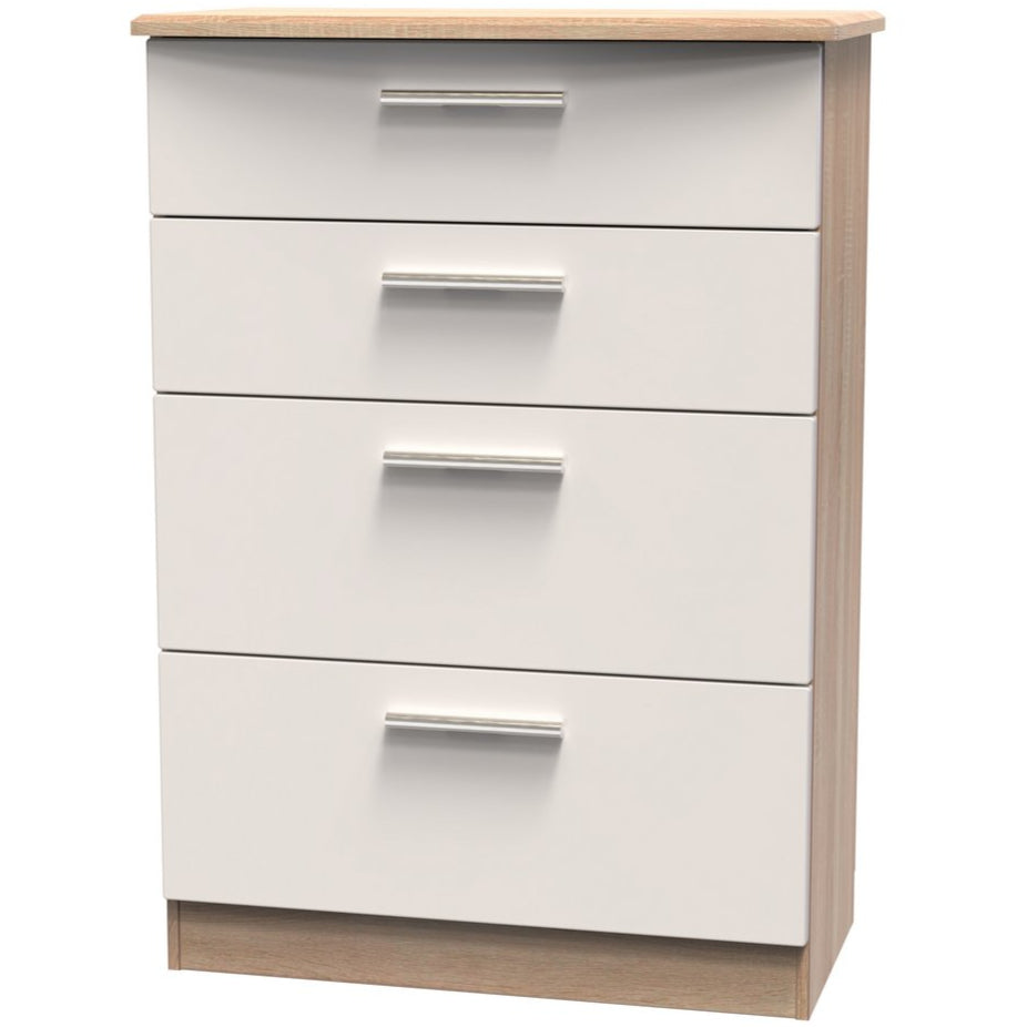Knightsbridge Deep 4 Drawer Chest