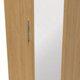 Knightsbridge Tall 2 Door 2 Drawer Double Mirrored Wardrobe