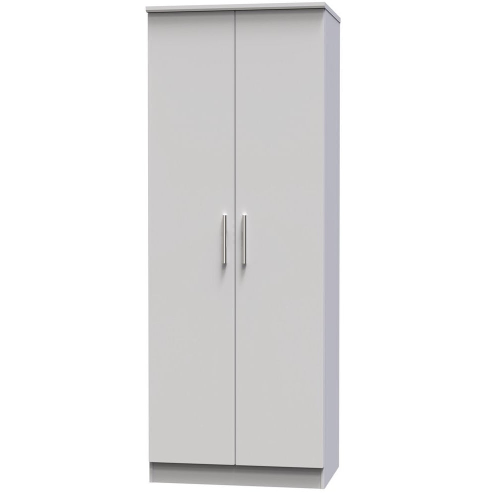 Knightsbridge Tall 2 Door Double Wardrobe