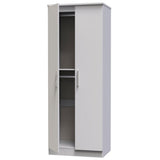 Knightsbridge Tall 2 Door Double Wardrobe