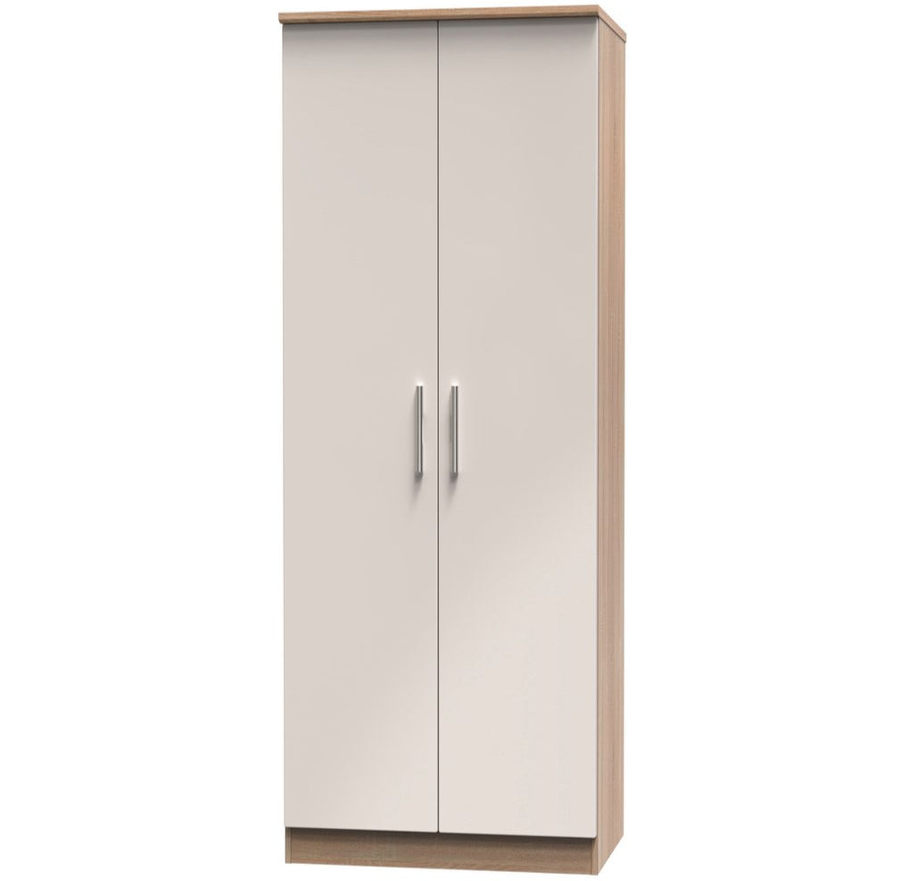 Knightsbridge Tall 2 Door Double Wardrobe