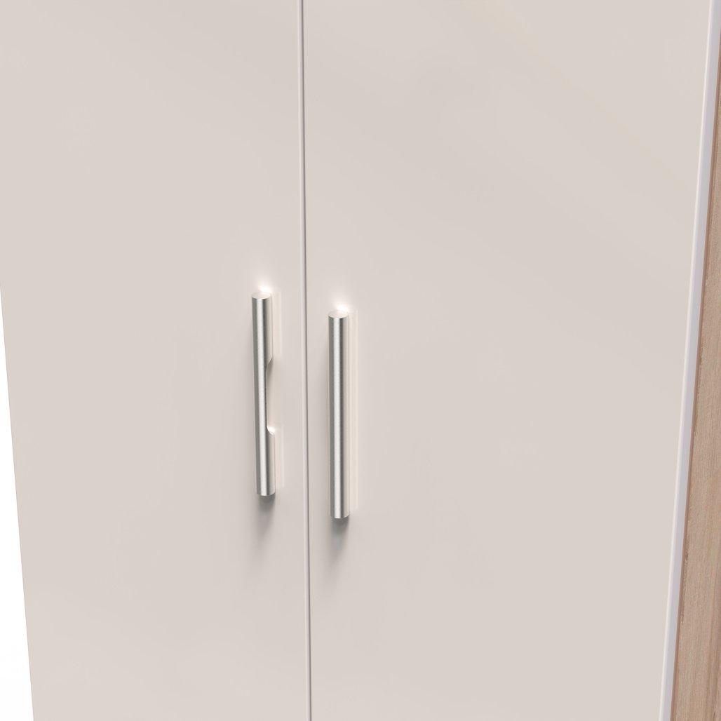 Knightsbridge Tall 2 Door Double Wardrobe