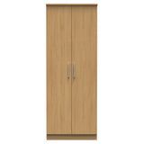 Knightsbridge Tall 2 Door Double Wardrobe