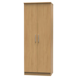 Knightsbridge Tall 2 Door Double Wardrobe