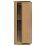 Knightsbridge Tall 2 Door Double Wardrobe