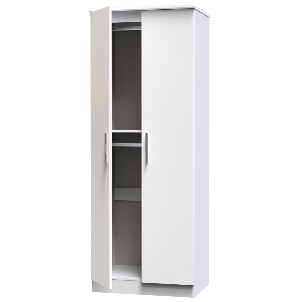 Knightsbridge Tall 2 Door Double Wardrobe