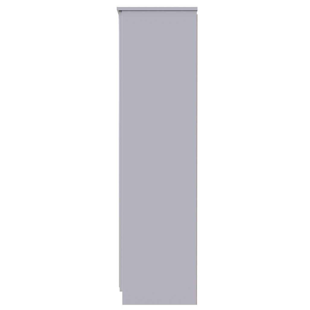 Knightsbridge Tall Mirrored 2 Door Double Wardrobe