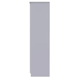 Knightsbridge Tall Mirrored 2 Door Double Wardrobe