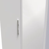 Knightsbridge Tall Mirrored 2 Door Double Wardrobe
