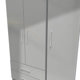 Knightsbridge 2 Drawer 3 Door Triple Wardrobe