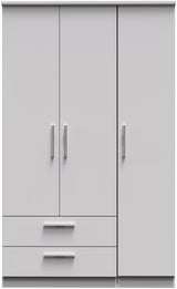 Knightsbridge 2 Drawer 3 Door Triple Wardrobe