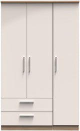Knightsbridge 2 Drawer 3 Door Triple Wardrobe