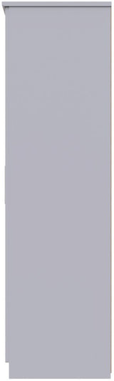 Knightsbridge Mirrored 2 Drawer 3 Door Triple Wardrobe
