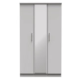 Knightsbridge Mirrored 3 Door Triple Wardrobe