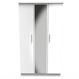 Knightsbridge Mirrored 3 Door Triple Wardrobe