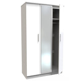 Knightsbridge Mirrored 3 Door Triple Wardrobe