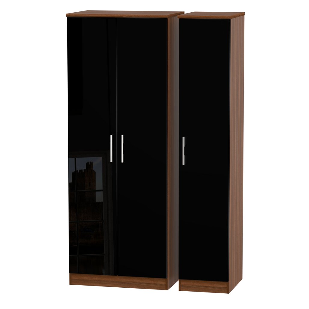 Knightsbridge Tall 3 Door Triple Wardrobe